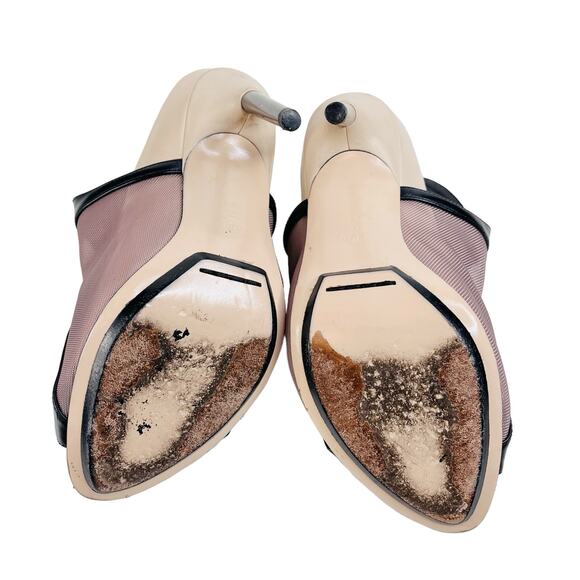 3.1 Phillip Lim Aria Suede Mule Sandal Black Mauve 7 - Picture 13 of 15